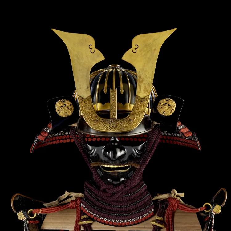 Samurai armour, helmet and mask